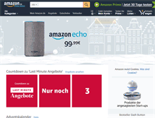 Tablet Screenshot of amazon.de