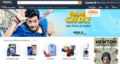 Desktop Screenshot of amazon.in