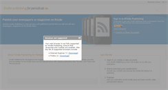 Desktop Screenshot of kindlepublishing.amazon.com